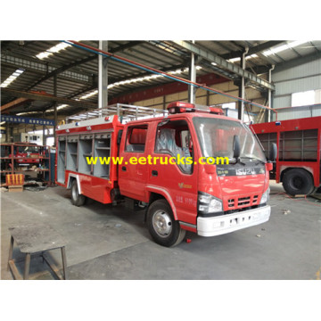 Camions de pompiers de sauvetage de mousse de 6000 litres