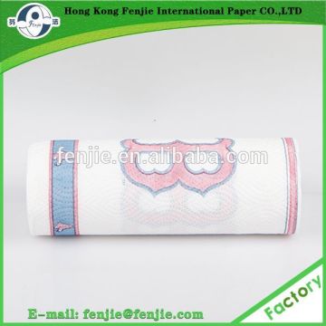 best selling color print oil absorbent kitchen paper towel