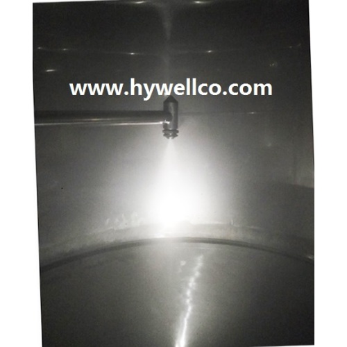Secador de lecho fluidizado de granulación por pulverización