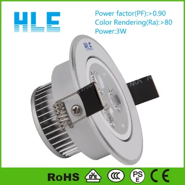 ce&rohs approved dimmable led downlight ,white downlight