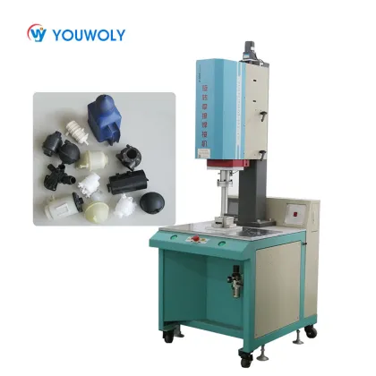 Computerized Rotary Spin Welder for Round Shape Filter Products - Ultrasonic Welding Machine