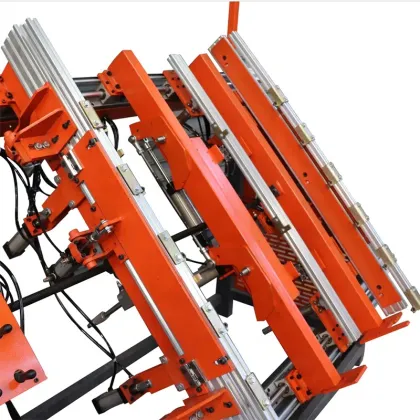 USA Style High-Efficient Wooden Stringer Pallet Nailing Machines