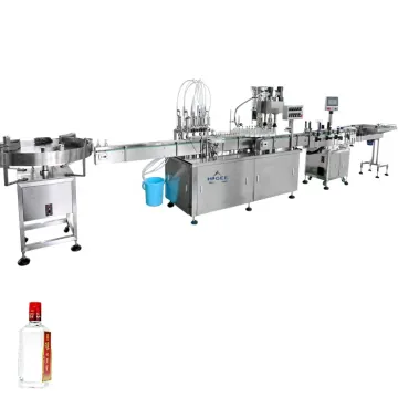 Higee Liquor Vodka Filling Capping and Labeling Machine Line