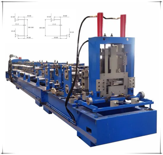 Hot sale c z purlin forming machine