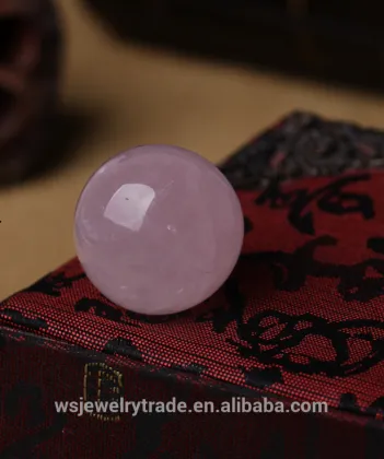 A pure natural natural crystal powder Natural crystal seven array ornaments Pink crystal ball trick wealth Wang love