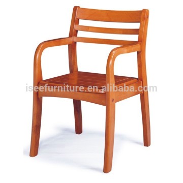 home & office furniture armrest teak wooden chair IH261