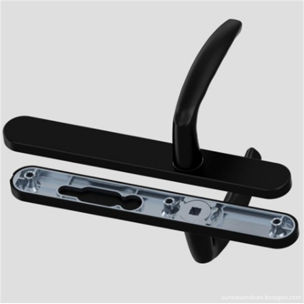 Excellent Aluminum Double Handles Black 