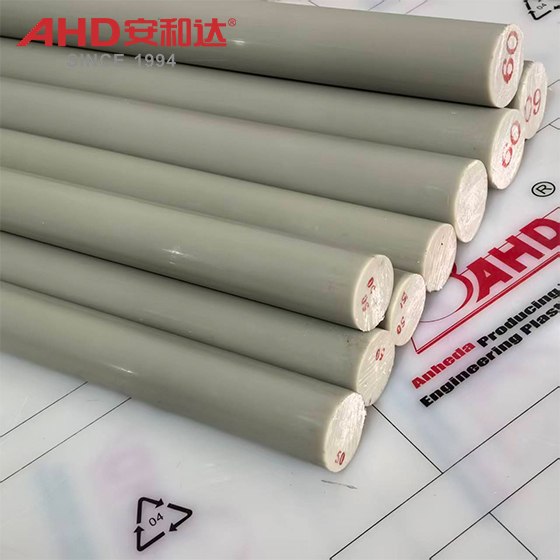 Polypropylene PP Rod Grey 50mm 60mm