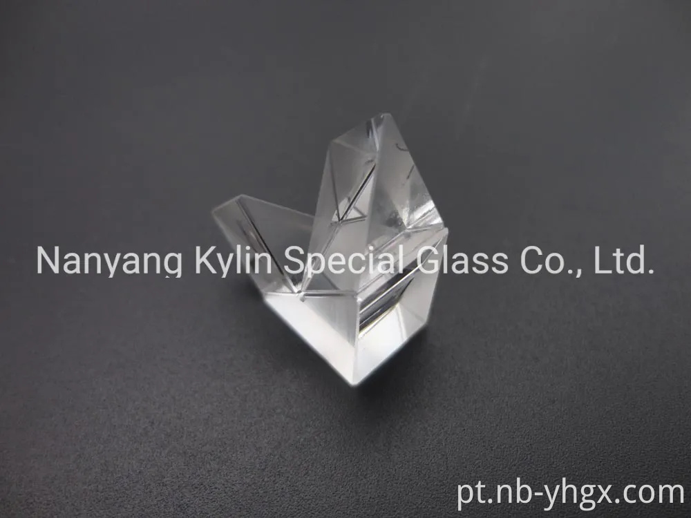 Cubo de polarização Delétrico de vidro fundido de sílica Jgs1 de categoria UV óptica micro Beamsplitter