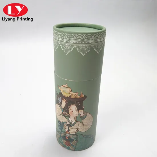 Round Make Up Brush Packaging Box Custom