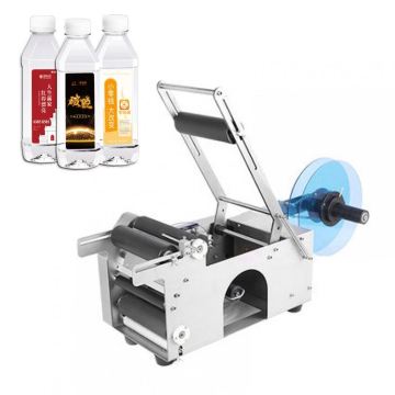 Semi-Automatic Label Printer with Color Sticker Machine