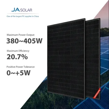 JA 2024 Hot Sale 108cells Full Black Solar Panels 380W-405W for Home Use