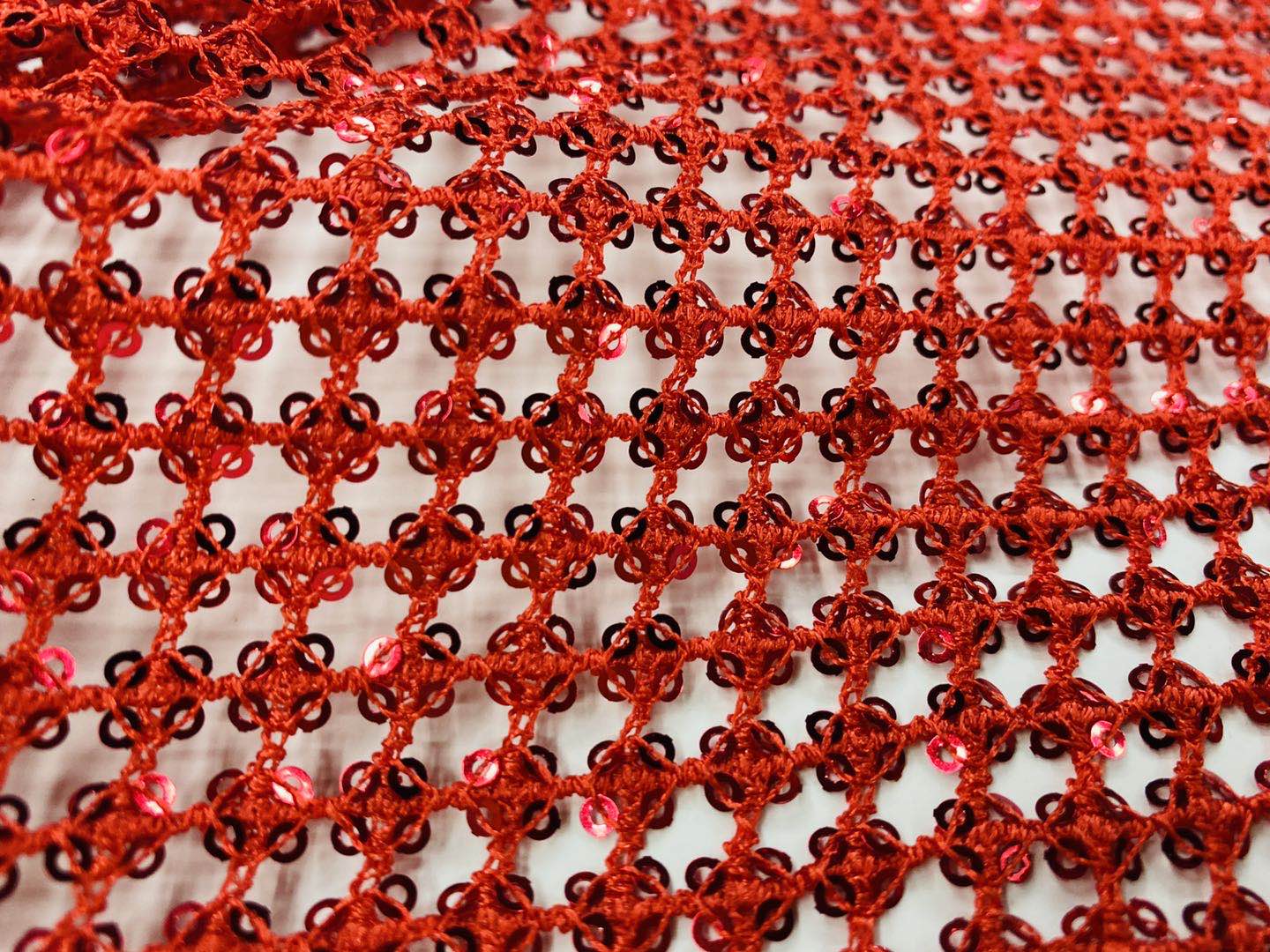 Circular Sector Scallop Embroidery Fabric