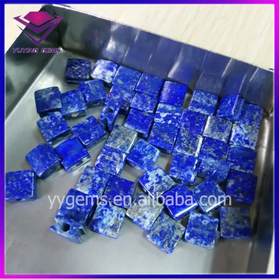 High Quality Afghan Polished Lapis Lazuli Drilled Beads for Bracelet Making