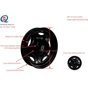Estabilidad de la rueda delantera de 328 mm: estabilidad óptima del vehículo