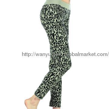 Leopard grain trousers