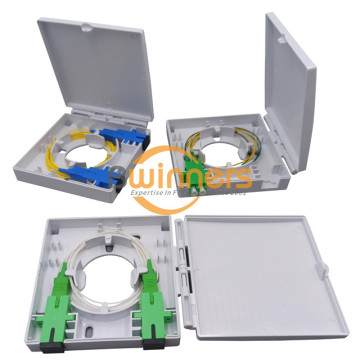2 พอร์ต SC Simplex ซ็อกเก็ตใยแก้วนำแสง