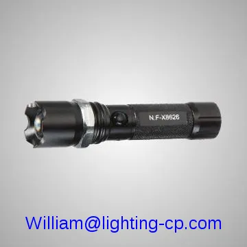 rechargeable lithium battery LED emergency flashlight Hot sale !