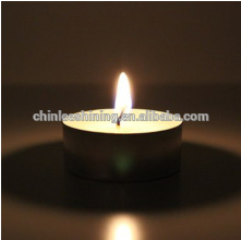 White tea candles