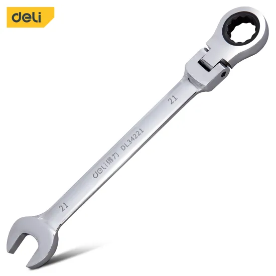 Deli DL34221 hand tools multifunctional ratchet wrenches 21mm