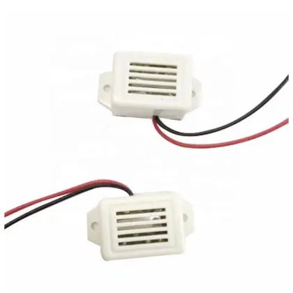 Hot Sales NEW Mechanical Buzzer 23*15 400HZ Piezo Audio Indicator with Cable - White