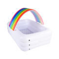 Malbata Rainbow Inflatable Family Full-size Sizming Pool