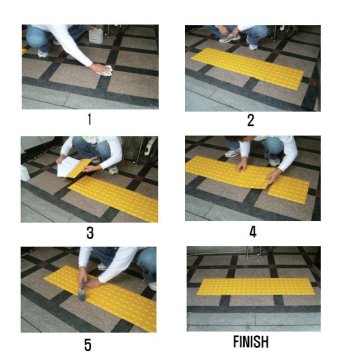 supermarket tactile tiles /yellow rubber tactilt tile Trade Assurance