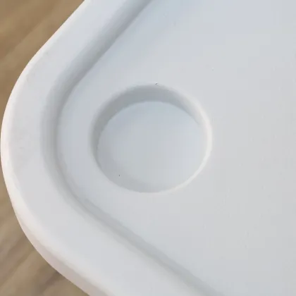 EASTOMMY Plastic Domino and Mahjong Game Table