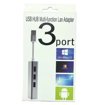 USB 3.0 Transfer Network Port RJ45 Adapter with USB Hub and Docking Station for Spot Supply LAN
