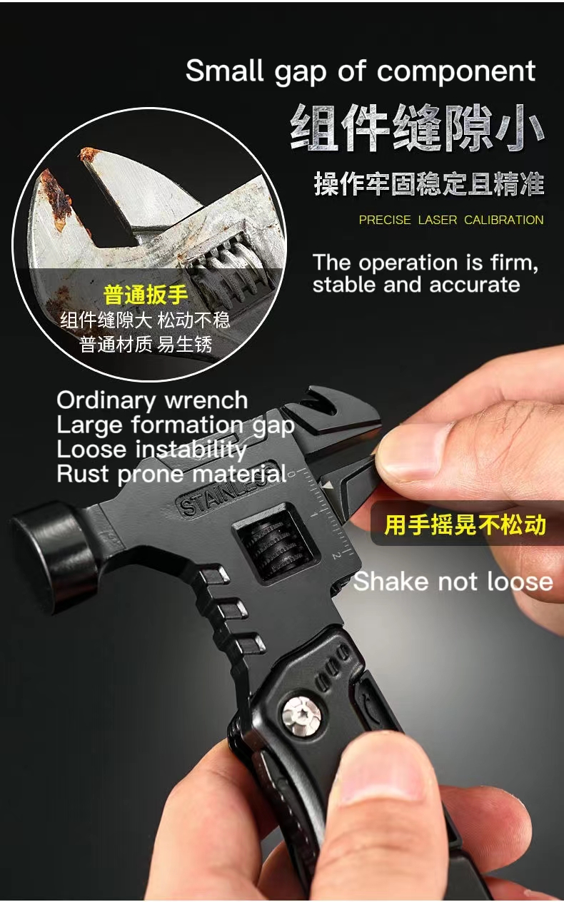 Movable Live Wrench Combination Universal Folding Pliers