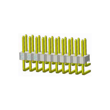 DIP Right Angle Type Double-row curved plug Connector