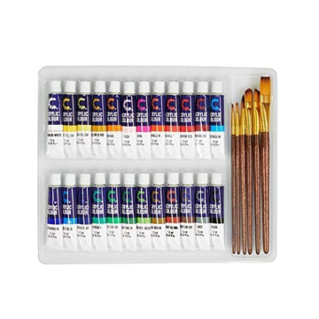 Customized Non-toxic Multi-color Professional Acrylic Paint Set 24 Pack