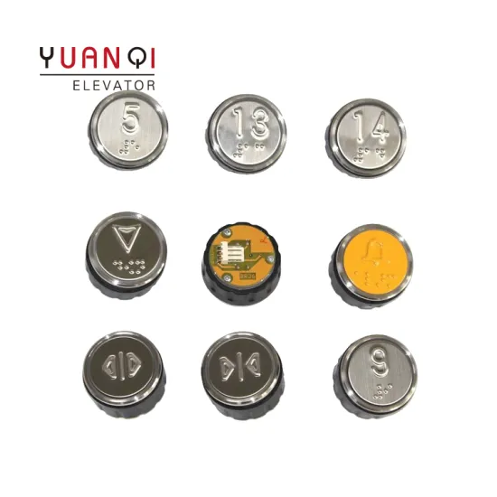 BR36A(B) Elevator Braille Button with Red and White Lights for Control Box
