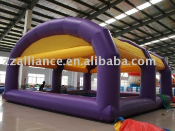 inflatable pool tent for water game boat