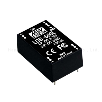 Mean Well LDB-600LW DC-DC Constant Current Buck-Boost LED Power Supply 600mA