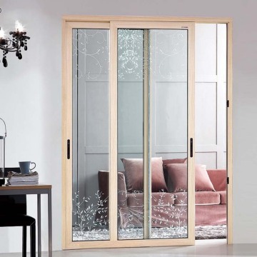 Design sofisticat al ușii glisante din aluminiu