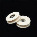 Ceramic guide wheel for chemical fiber textile machines