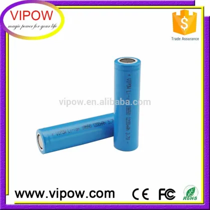 2017 VIPOW 18650 battery rechargeable lithium battery!