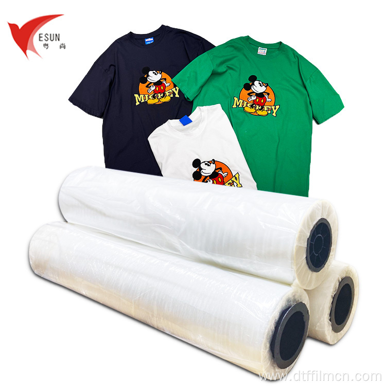 High quality hot peel heat transfer film