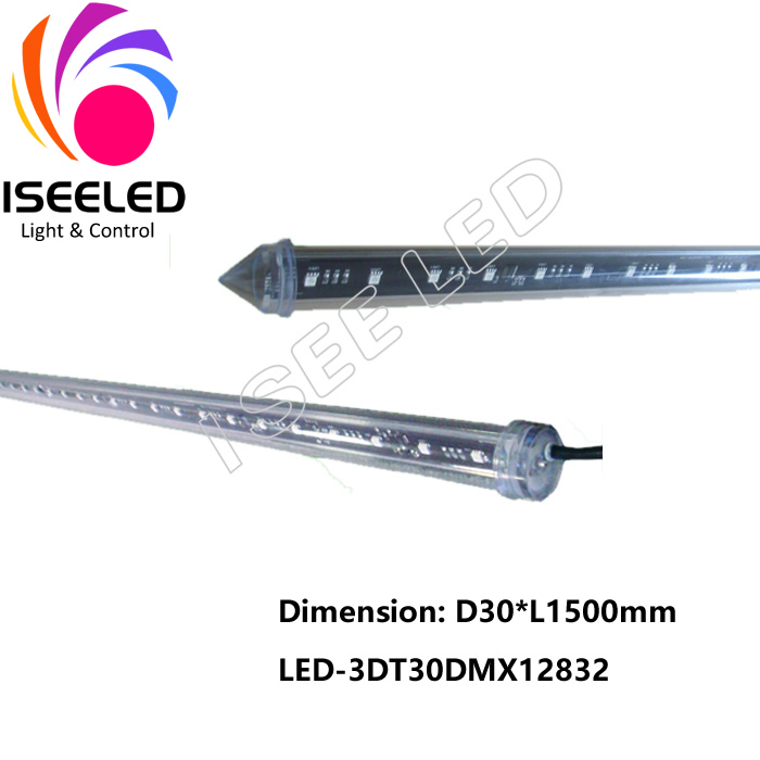 රාත්රී සමාජශාලා සිවිලිම RGB වර්ණය dmx 3d tube