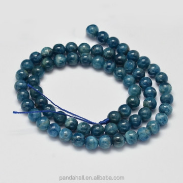 Grade 6mm Round Natural Apatite Beads for Jewelry Making: Pandahall's Exclusive Offer
