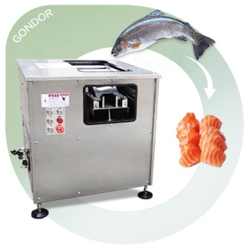 Maglie di taglio della tilapia elettrica e salmone