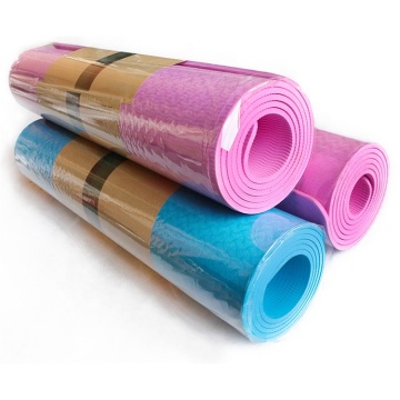 Экологичный одноцветный коврик для йоги йога