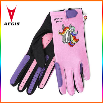 womens new design high quality horse riding gloves