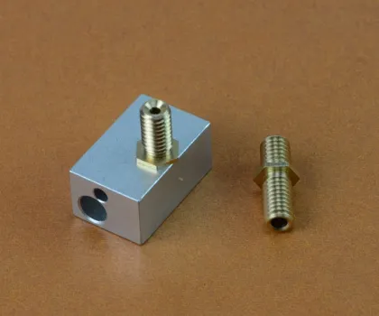 Ultimaker Copper/Brass M6x20 Nozzle Feed Throat 3mm/1.75mm for 3D Printer Parts