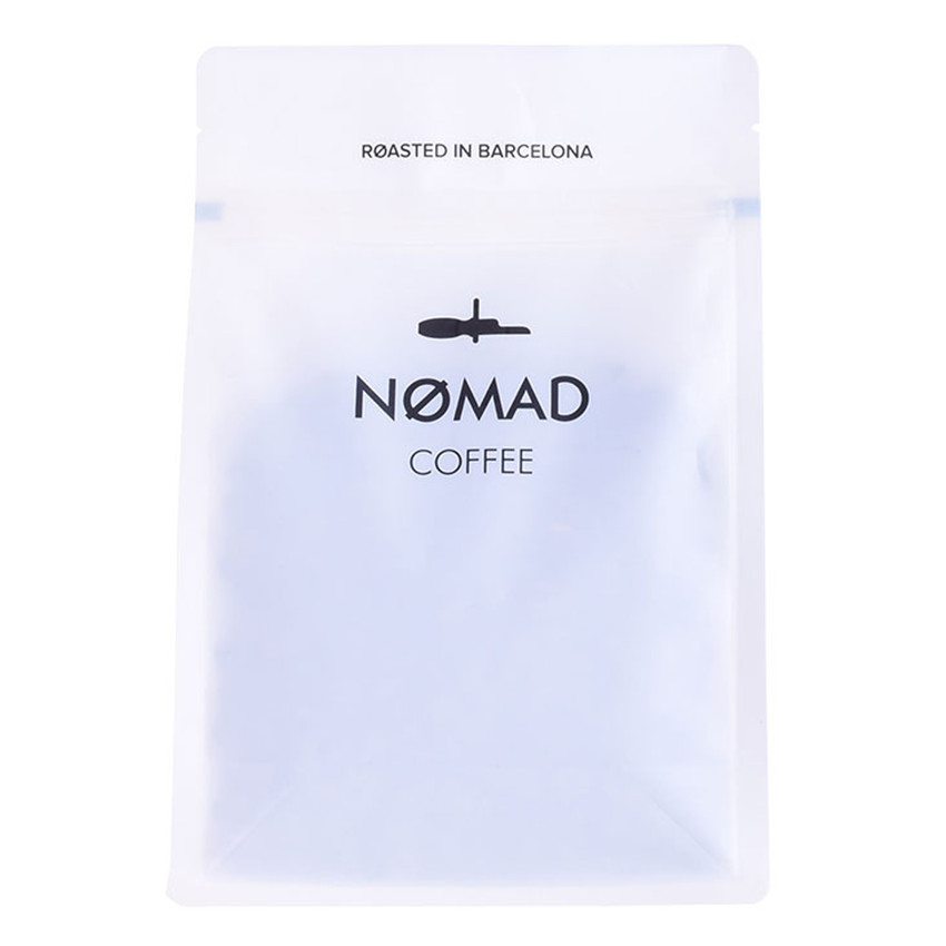 Custom Printing Flat Bottom Box Pouches For Coffee Packaging Jpg