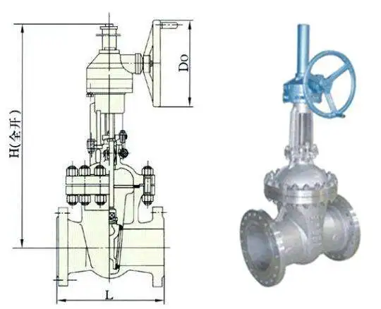 Bevel Gear Drive Wedge Gate Valve
