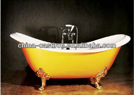 cast iron bathtub