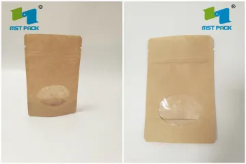 Stand Up Pouch With Window For Dried Food