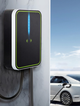 Wandmontierte Ladestation für Elektrofahrzeuge